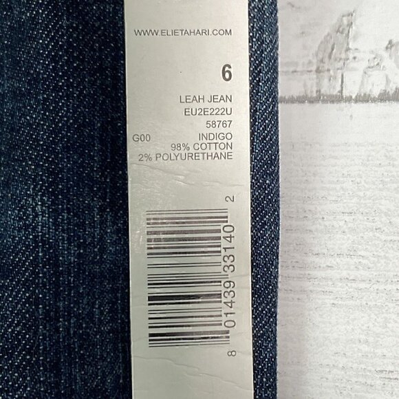 NWT Y2K Elie Tahari Flare Low Rise Jeans Stretch Denim $198 - Picture 5 of 7